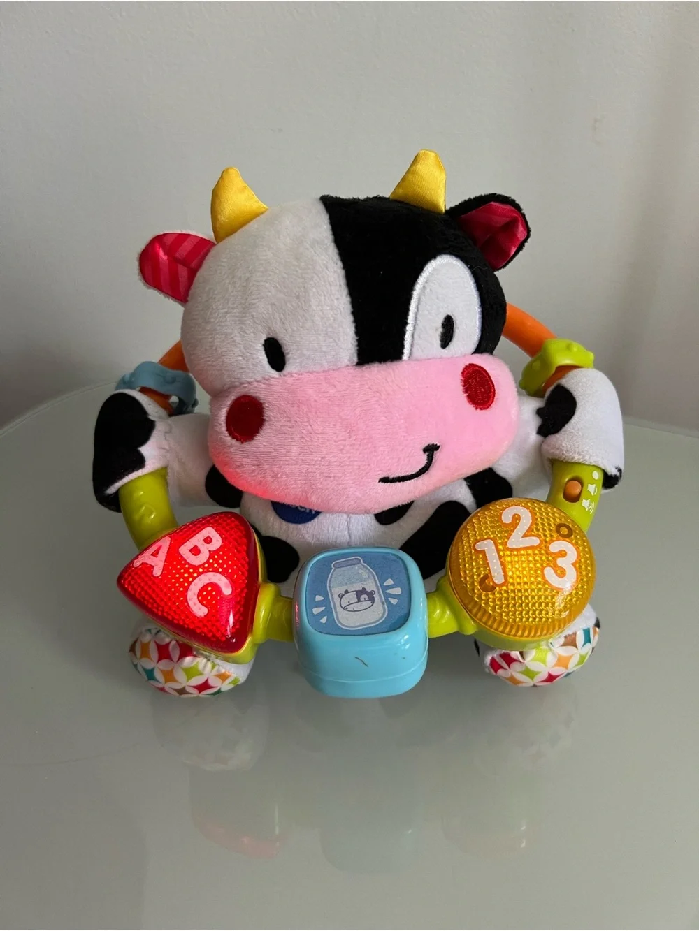 VTECH Lil’ Critters Moosical Beads Cow Toy, 3mo+